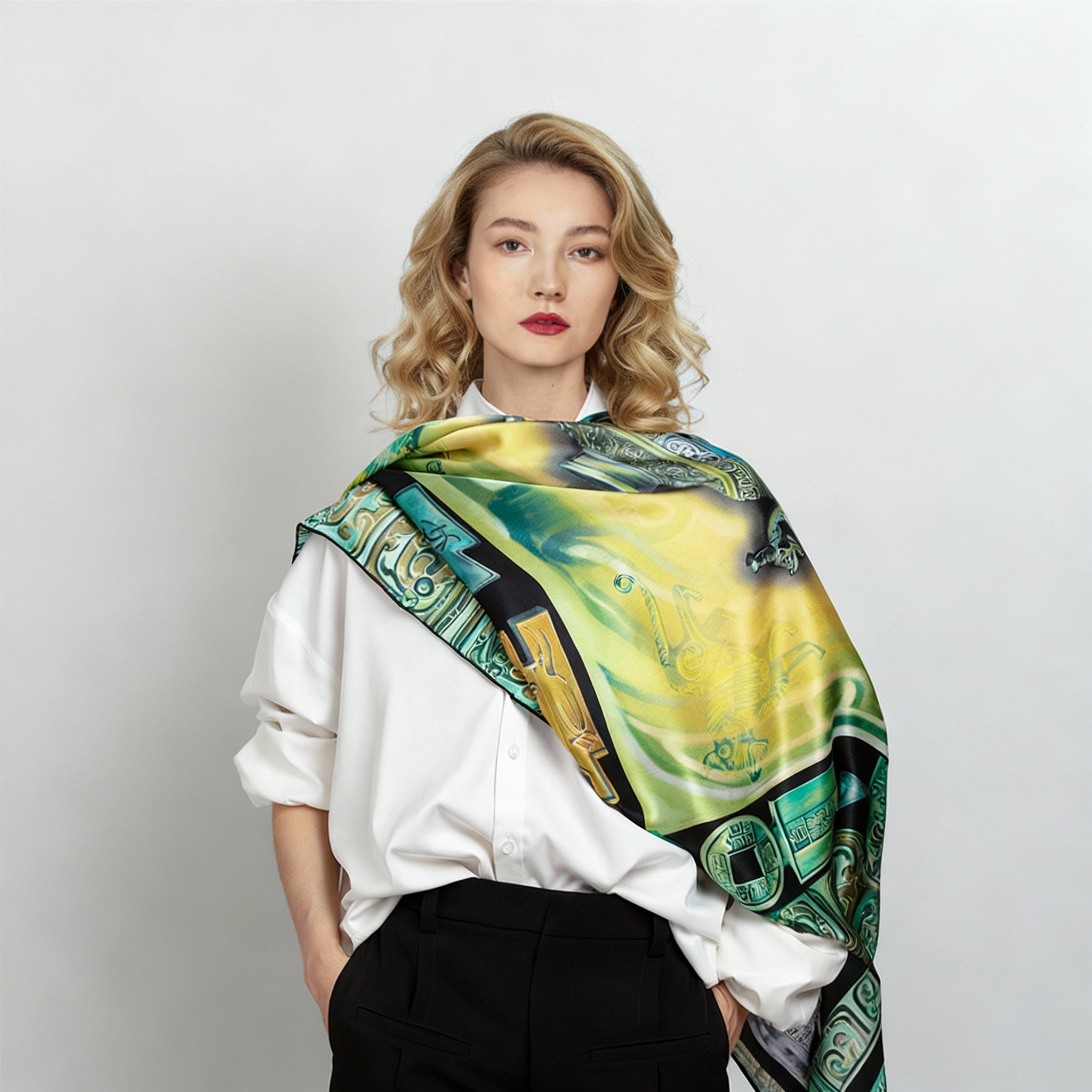 Dreaming of Chang'an: The Bronze Age (43.31″ × 43.31″) ▏FANYANYAN Original Design