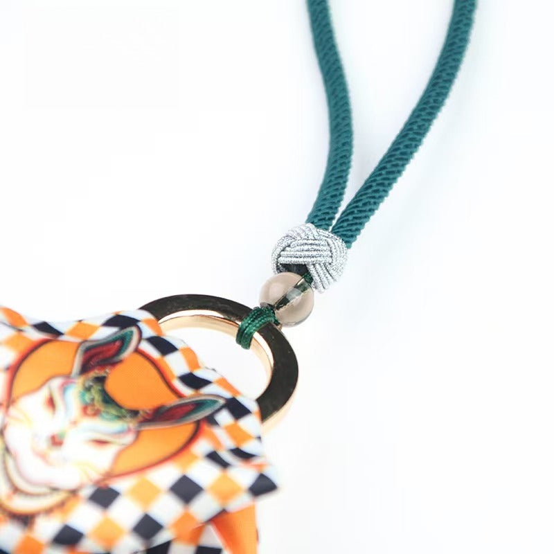 Chessboard Rabbit Sachet