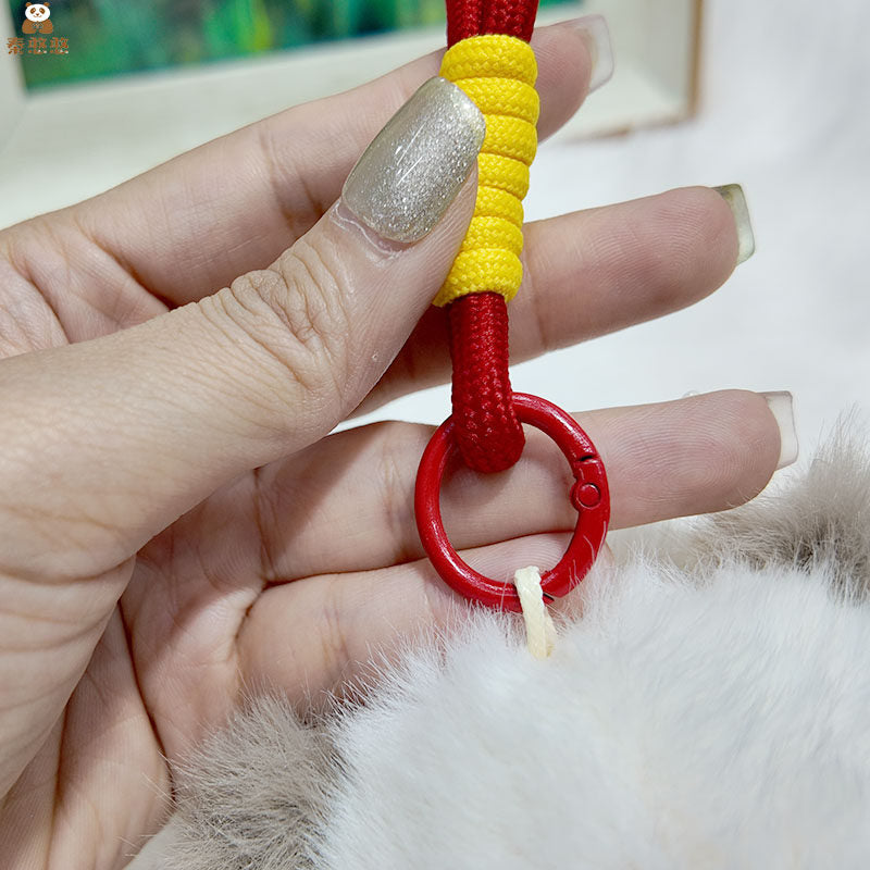 Qin Hanhan Panda Qizai Plush Toy Earphone Case