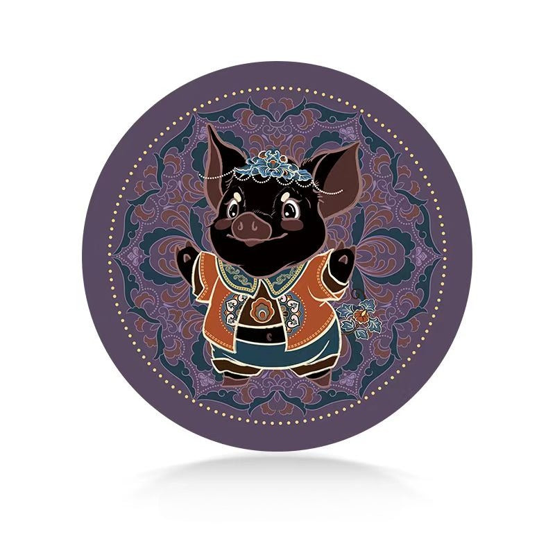 Dunhuang Twelve Zodiac Art Coasters