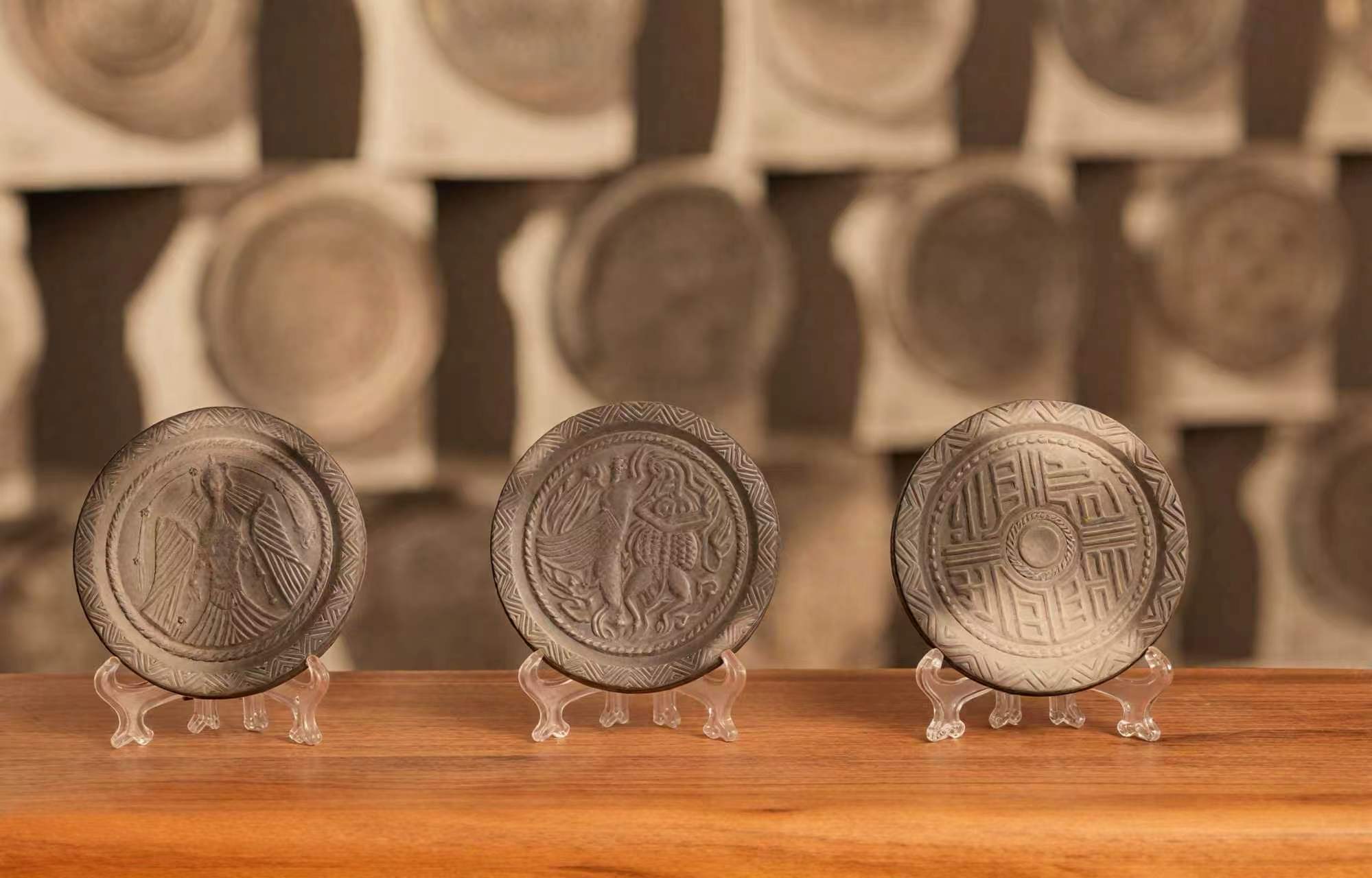 Qin & Han bricks and tiles—Three-Piece Set
