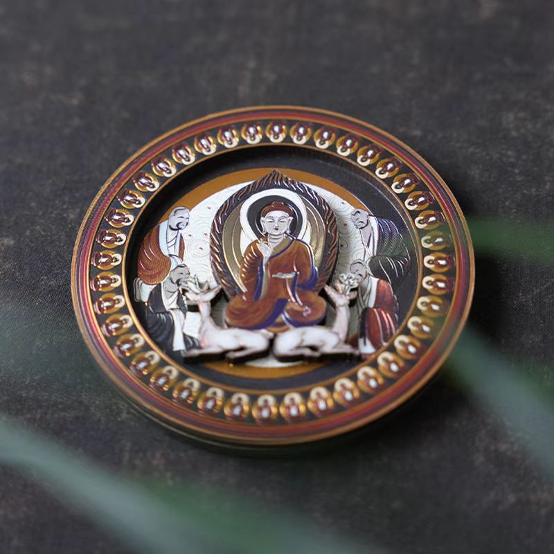 Dunhuang Silver Foil Fridge Magnet