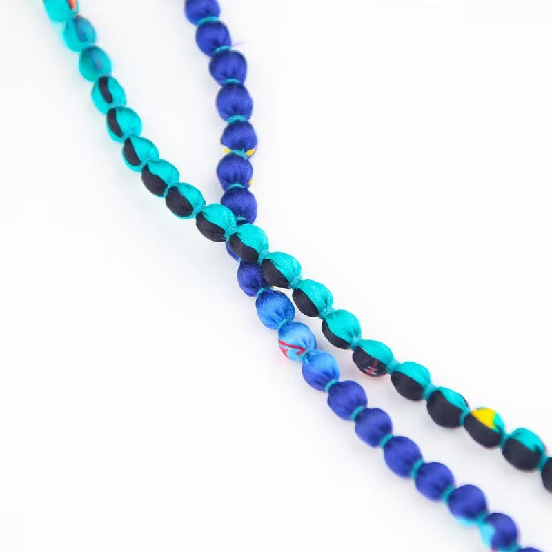 Single-row Silk Tassel Necklace