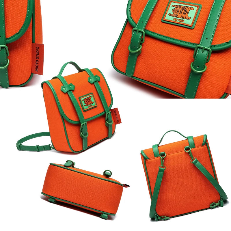 Original design casual commuter canvas backpack