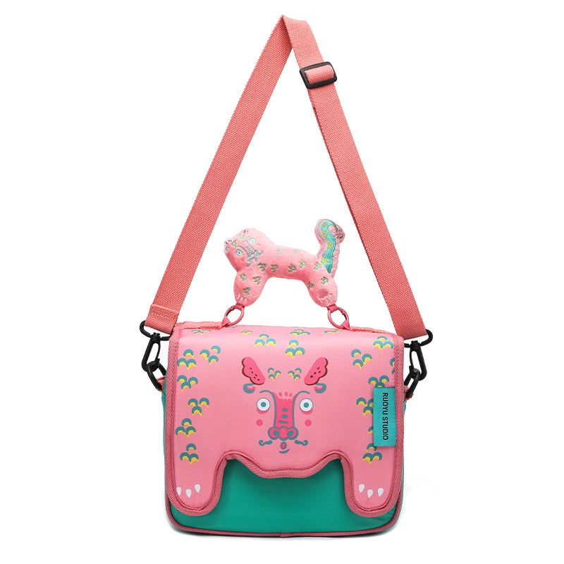 Original design cute messenger partition large capacity cosmetic bag storage bag