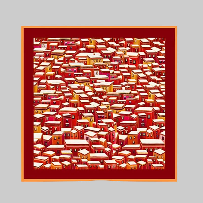 Wanji Song (Tibetan Culture) · Seda (35.43″ × 35.43″) ▏FANYANYAN Original Design