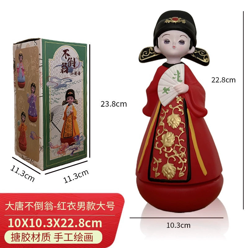 Xi'an Cultural and Creative Industry: Tumbler Girl, Tang Dynasty City Never Sleeps Ornaments, Souvenirs, National Trend Gifts, and Internet Celebrities
