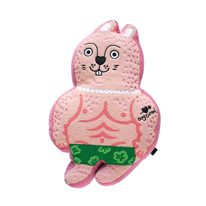 Original design Muscle Rabbit Mighty Dragon Autumn and Winter Throw Pillow Cushion