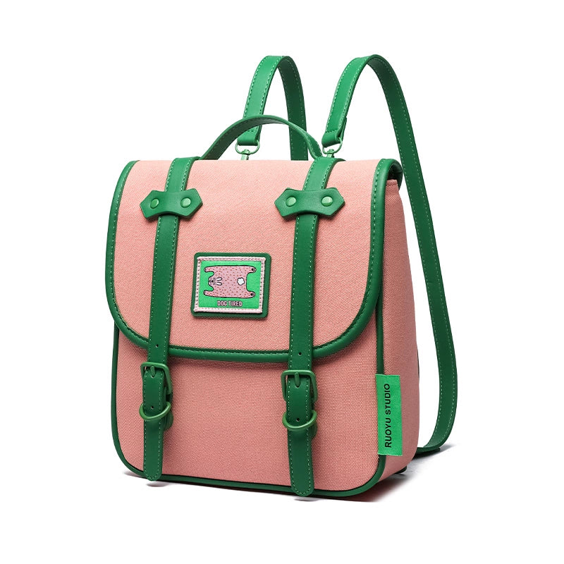 Original design casual commuter canvas backpack