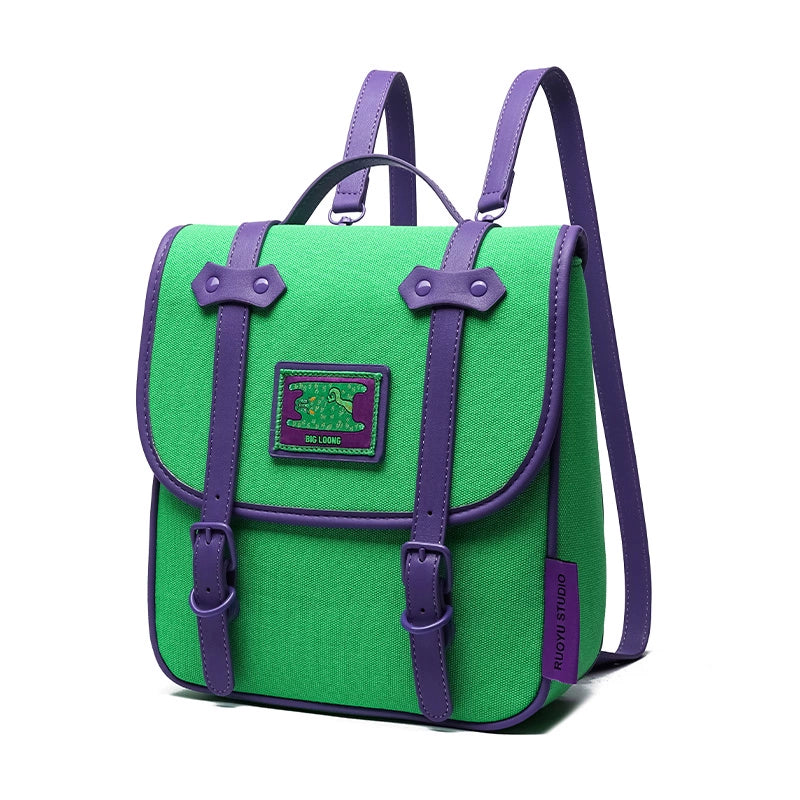 Original design casual commuter canvas backpack