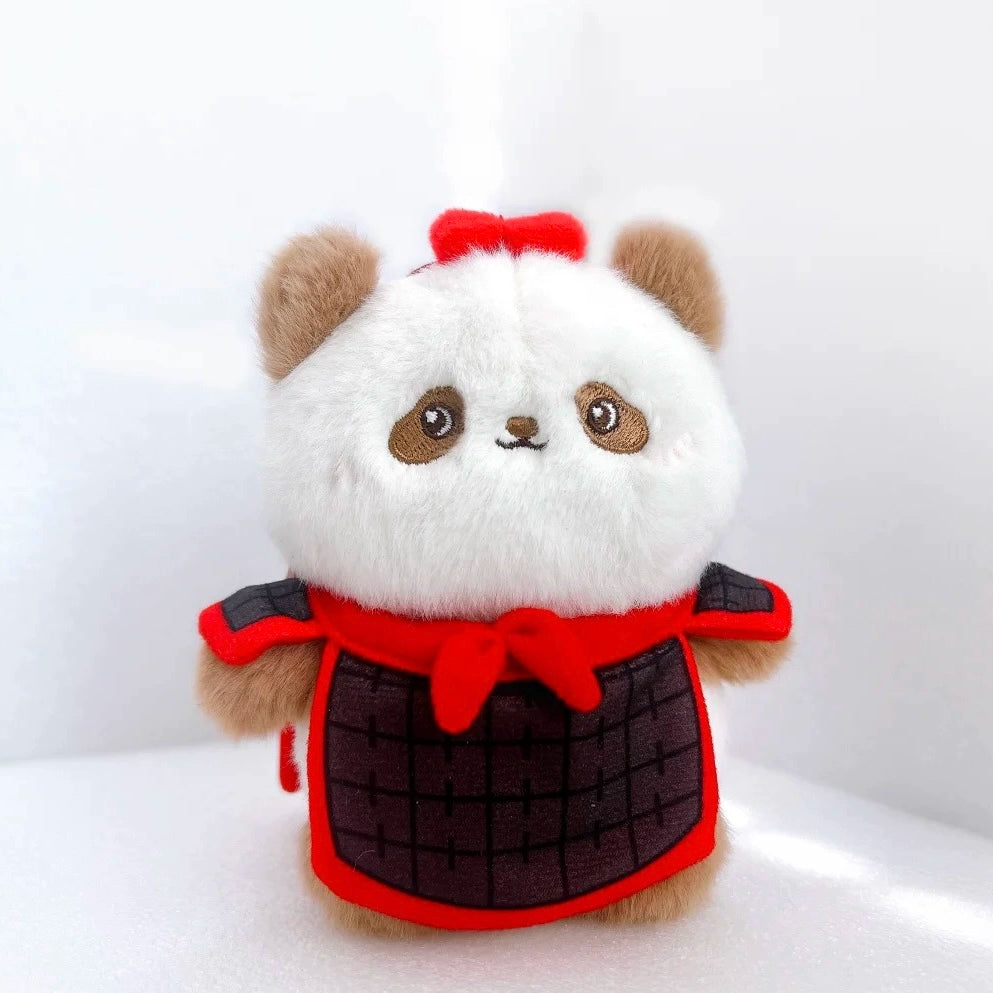 Xi’an Terracotta Warrior “Qin Xiao Qi” Plush Bear Keychain