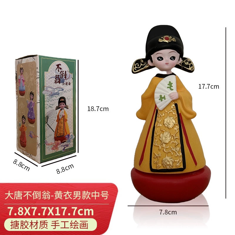 Xi'an Cultural and Creative Industry: Tumbler Girl, Tang Dynasty City Never Sleeps Ornaments, Souvenirs, National Trend Gifts, and Internet Celebrities
