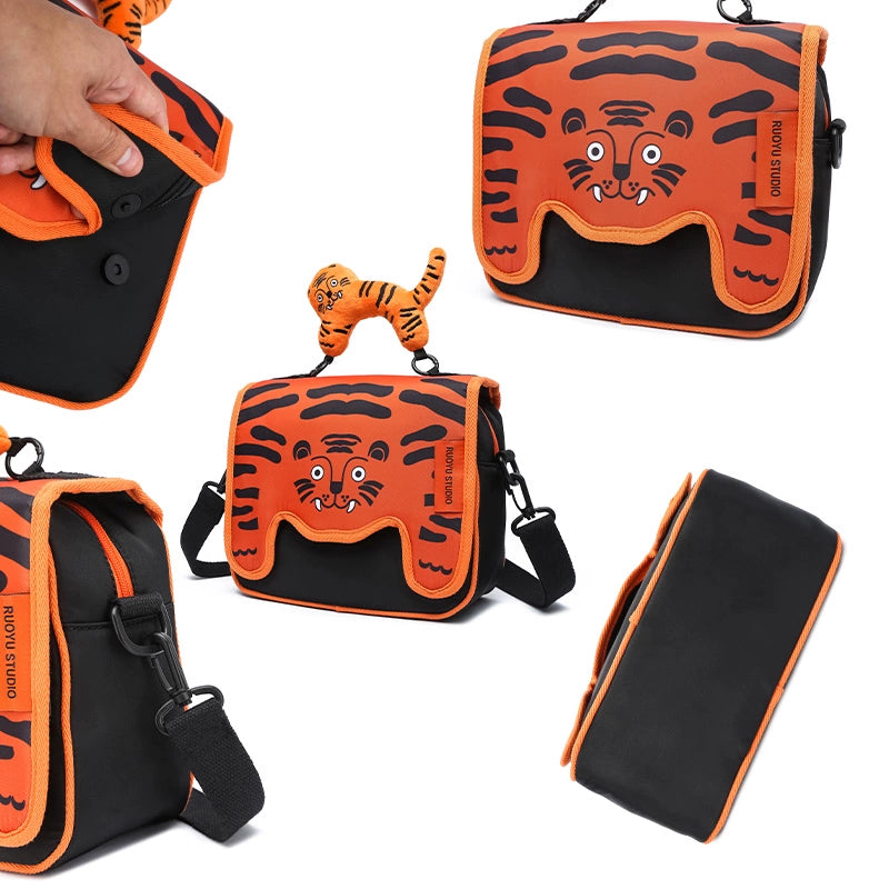 Original design cute messenger partition large capacity cosmetic bag storage bag