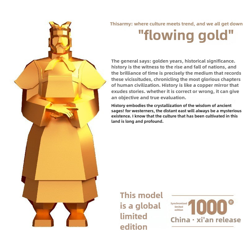 THISARMY Terracotta Warriors Figurine – Electroplated Series