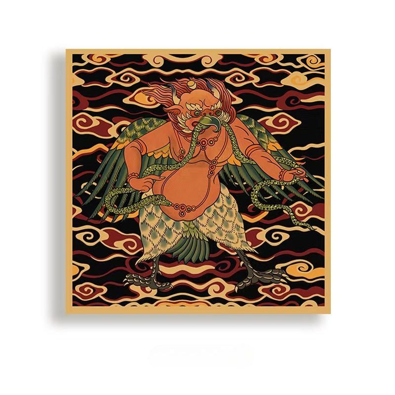 Rising Sun Fridge Magnet