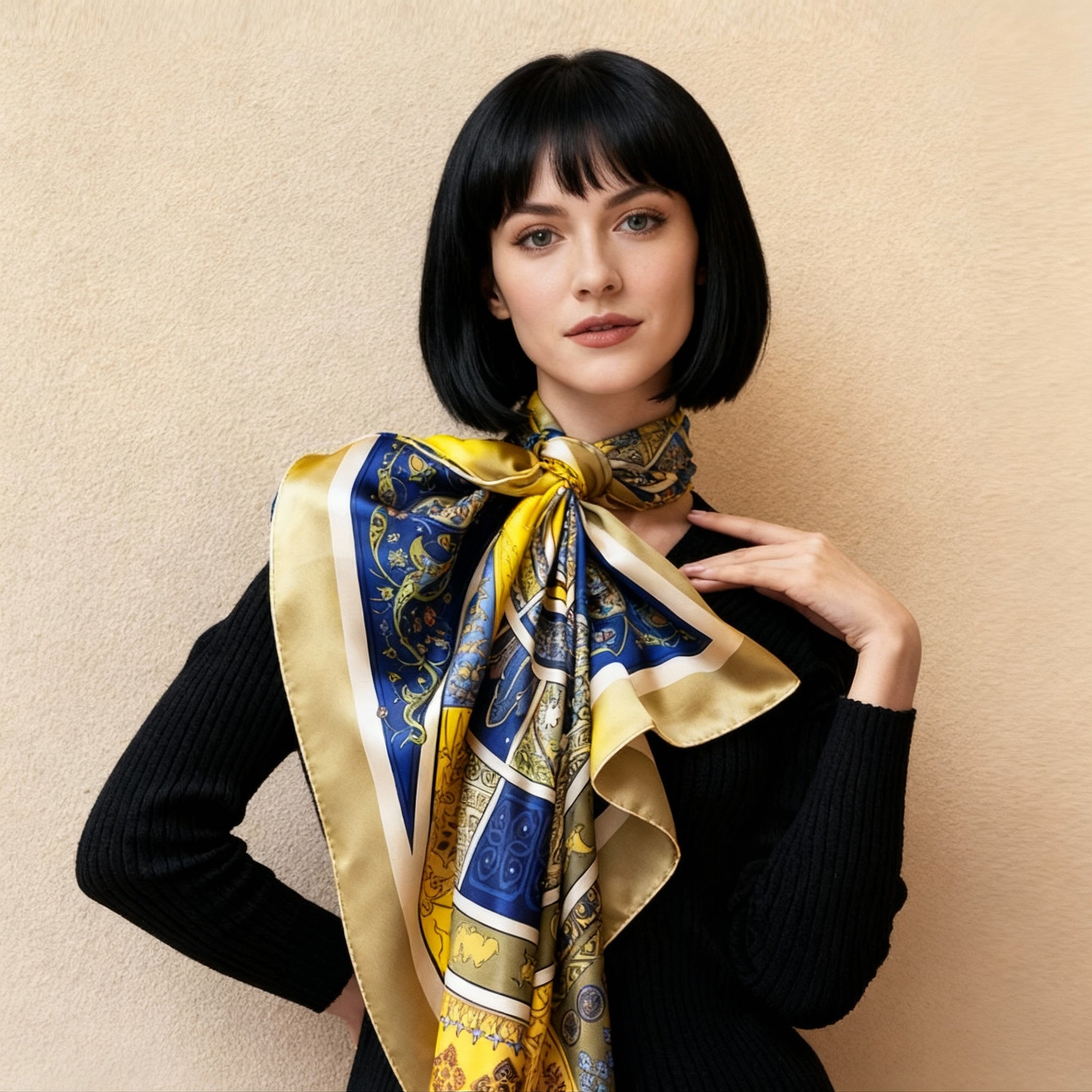 Meet Central Asia · Silk Road Joy (±110x110cm) ▏FANYANYAN Original Design