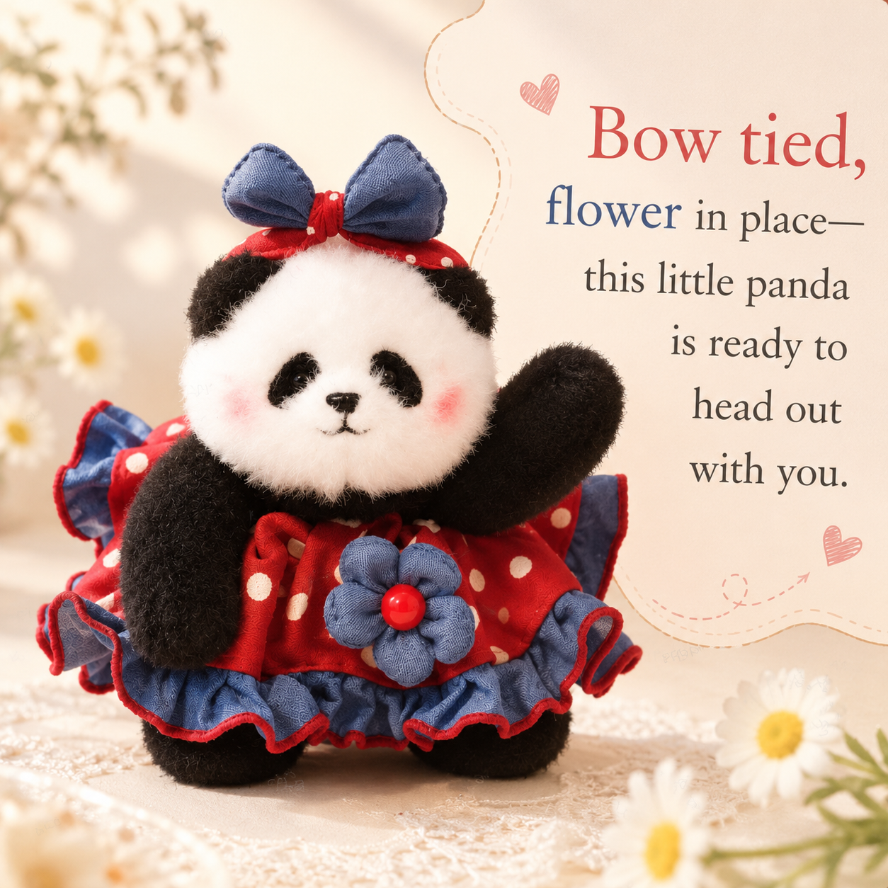 Panda Plush Bag Charm