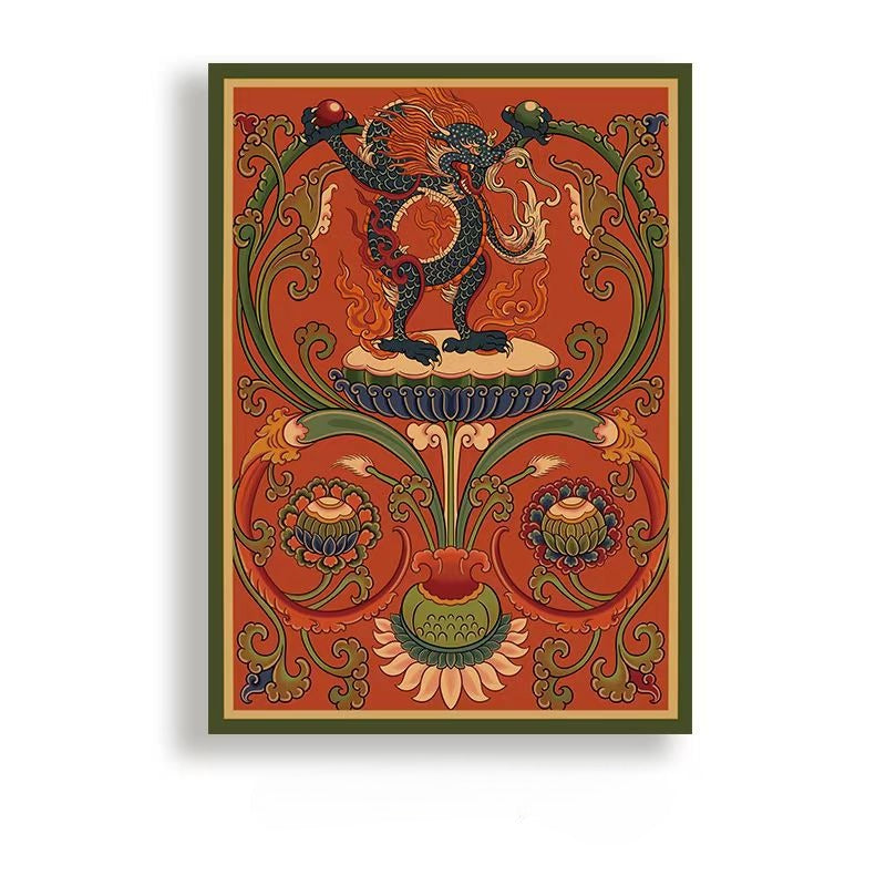 Abundance of Auspicious Blessings Fridge Magnet