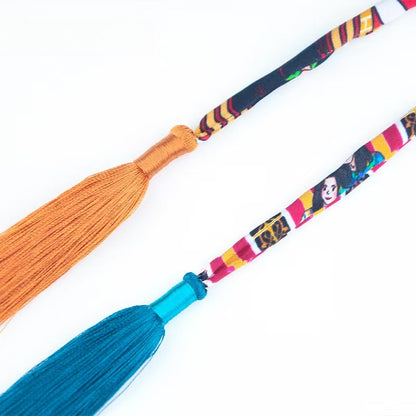 Single-row Silk Tassel Necklace