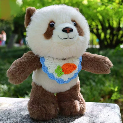 Qin Hanhan the Adorable Giant Panda Standing Cutely Qizai