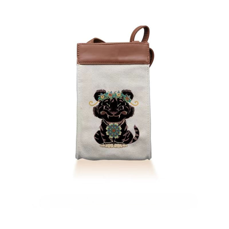 Dunhuang Zodiac Canvas Bag (White)