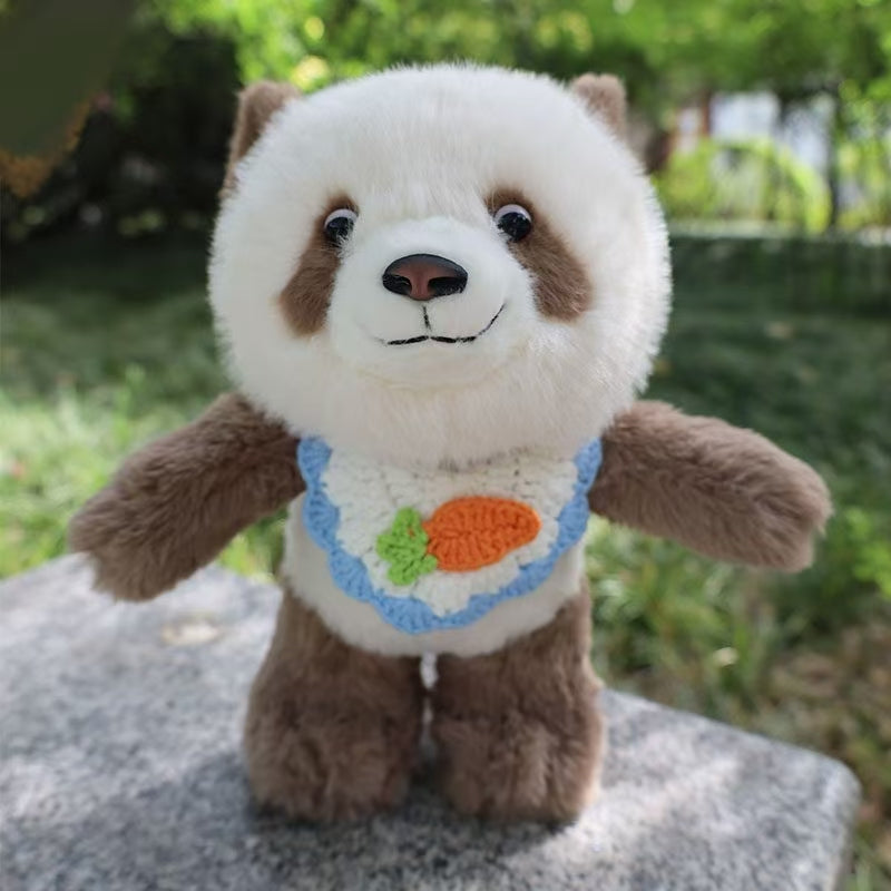Qin Hanhan the Adorable Giant Panda Standing Cutely Qizai