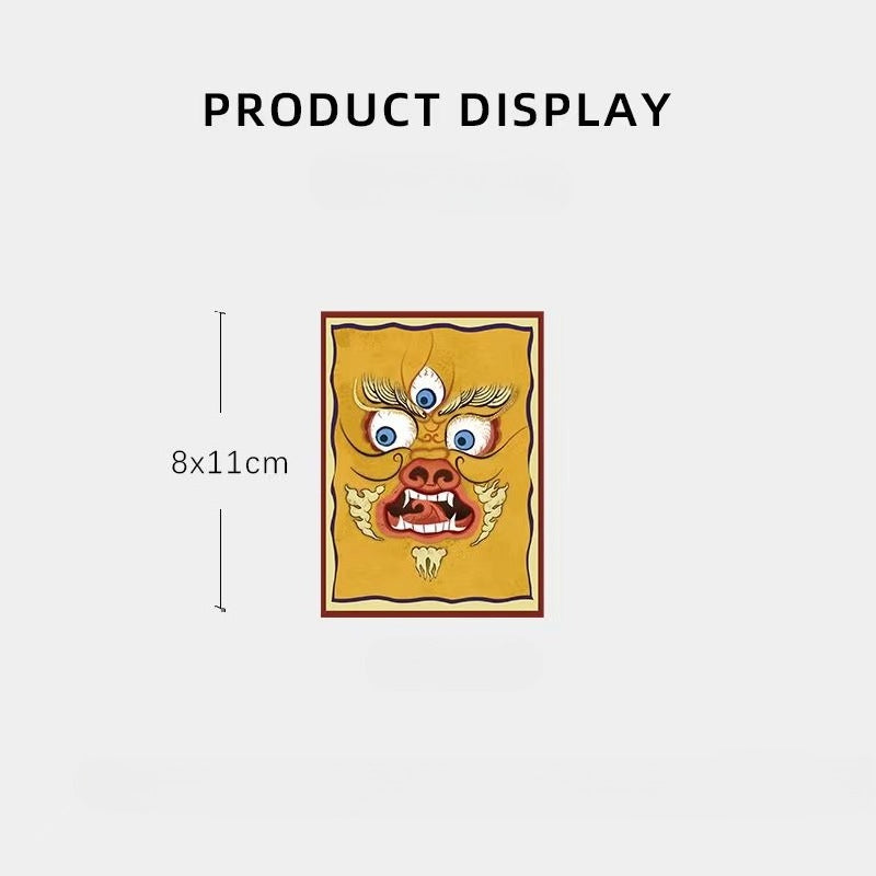 Five Directions God of Wealth Fridge Magnet