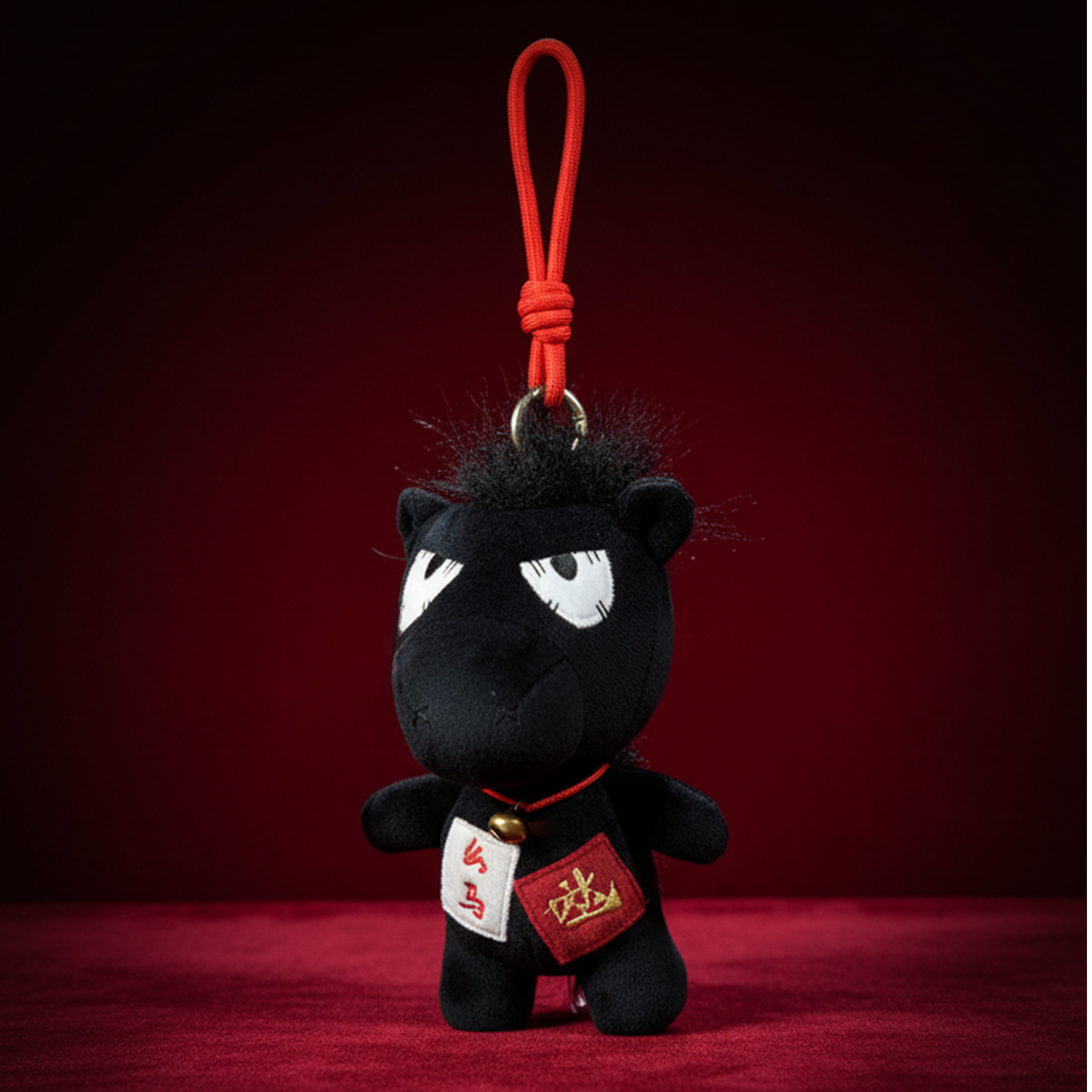 Tang Dynasty Elegant Sound Series – “Mo Ma Da” Xiaoku Horse Squeeze Sound Plush Toy