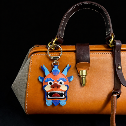 Auspicious Beasts Alliance Series – Qilin God of Health & Blessings PU Leather Hanging Charm