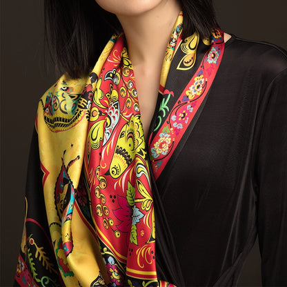 Dreaming of Chang'an·The Twelve Zodiac Signs Pure Natural Silk Original Design