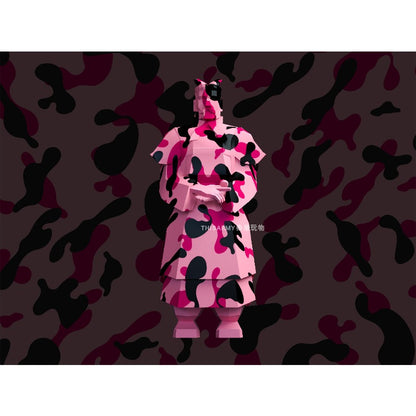 THISARMY Terracotta Warriors Painted Series Camouflage Pink