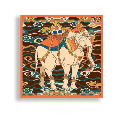 Rising Sun Fridge Magnet