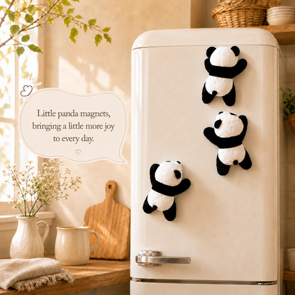 Panda Plush Fridge Magnet