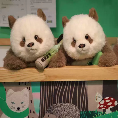 Qin Hanhan the Panda Plush Toy Holding Bamboo