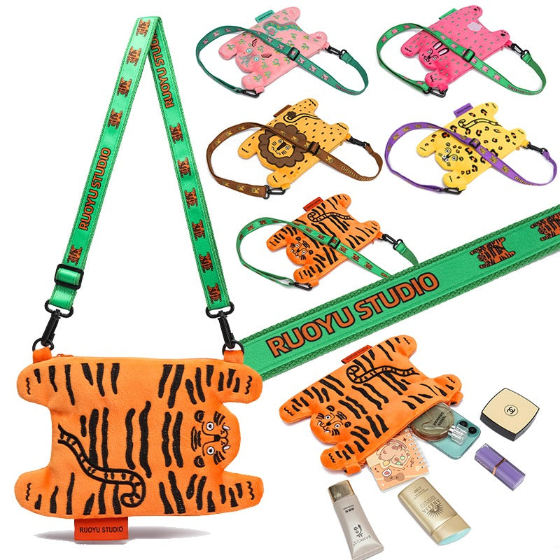 Original design cute animal cloth bag mobile phone bag messenger bag