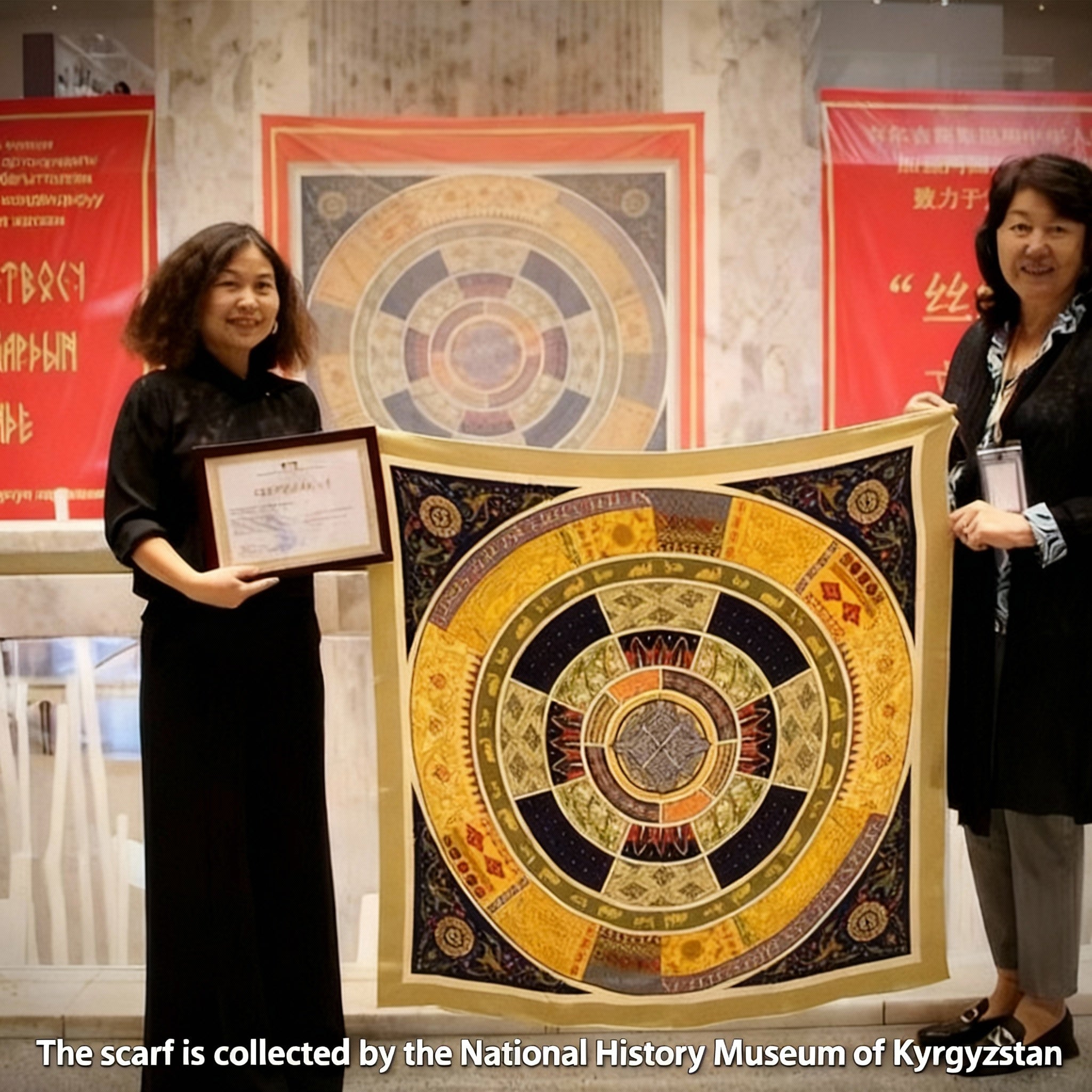 Meet Central Asia · Silk Road Joy (±110x110cm) ▏FANYANYAN Original Design