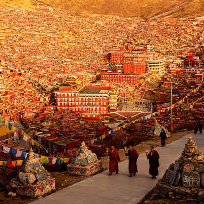 Wanji Song (Tibetan Culture) · Seda (35.43″ × 35.43″) ▏FANYANYAN Original Design