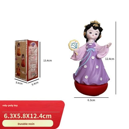 Xi'an Cultural and Creative Industry: Tumbler Girl, Tang Dynasty City Never Sleeps Ornaments, Souvenirs, National Trend Gifts, and Internet Celebrities