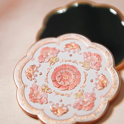 Oriental Flower-and-Bird Motif Compact Mirror Collection