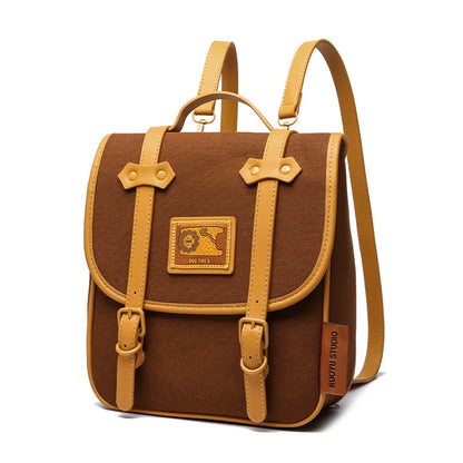 Original design casual commuter canvas backpack