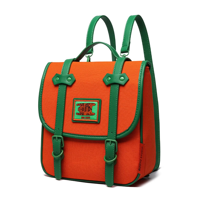 Original design casual commuter canvas backpack