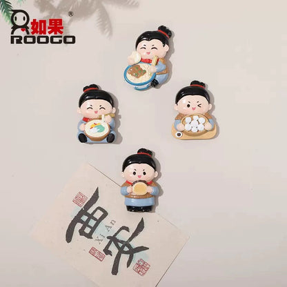 Xi'an merchandise souvenirs Qin Shi Huang Terracotta Warriors and Horses, resin refrigerator stickers, cute magnets, Shaanxi travel souvenir