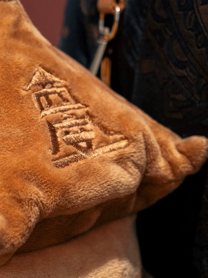 Tabao plush doll Xi'an Big Wild Goose Pagoda clock in tourist souvenirs attractions creative merchandise souvenir