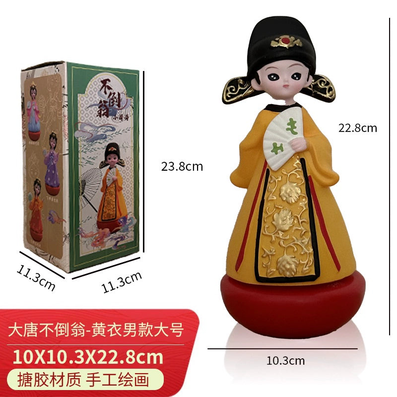 Xi'an Cultural and Creative Industry: Tumbler Girl, Tang Dynasty City Never Sleeps Ornaments, Souvenirs, National Trend Gifts, and Internet Celebrities