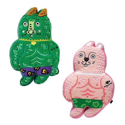 Original design Muscle Rabbit Mighty Dragon Autumn and Winter Throw Pillow Cushion