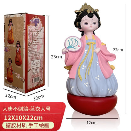 Xi'an Cultural and Creative Industry: Tumbler Girl, Tang Dynasty City Never Sleeps Ornaments, Souvenirs, National Trend Gifts, and Internet Celebrities