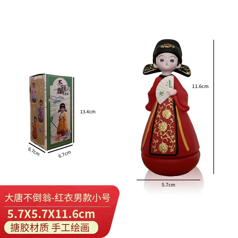 Xi'an Cultural and Creative Industry: Tumbler Girl, Tang Dynasty City Never Sleeps Ornaments, Souvenirs, National Trend Gifts, and Internet Celebrities