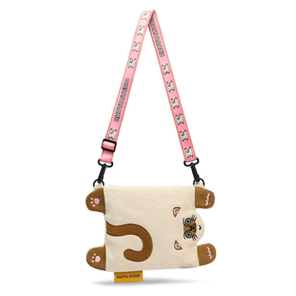 Original design cute animal cloth bag mobile phone bag messenger bag