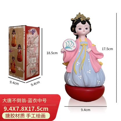 Xi'an Cultural and Creative Industry: Tumbler Girl, Tang Dynasty City Never Sleeps Ornaments, Souvenirs, National Trend Gifts, and Internet Celebrities