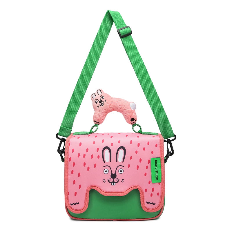 Original design cute messenger partition large capacity cosmetic bag storage bag